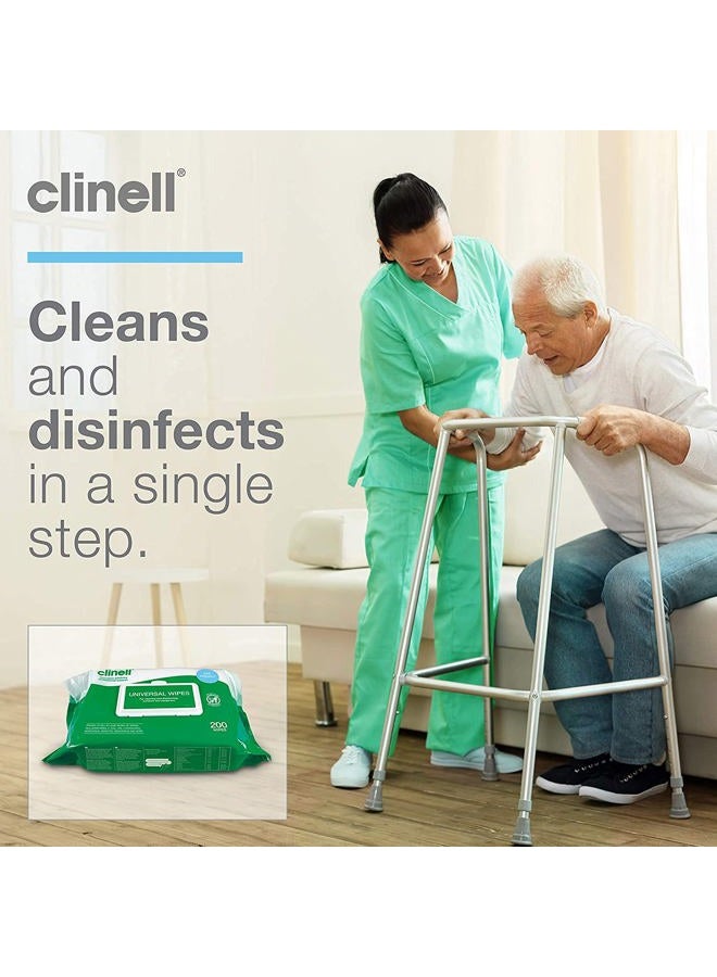 Clinell مناديل عالمية (200 مناديل) لكل عبوة - Image 5