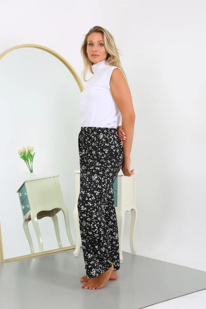 اكبينيز Women's Plus Size Crepe Trousers 210077