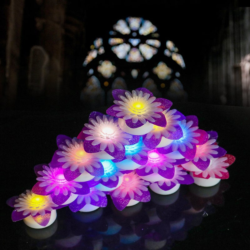 30 pcs Daisy Shape Candle Light Electric Candle Lamp Decorative Lamp Wedding Ornament for Home Party - Image 5