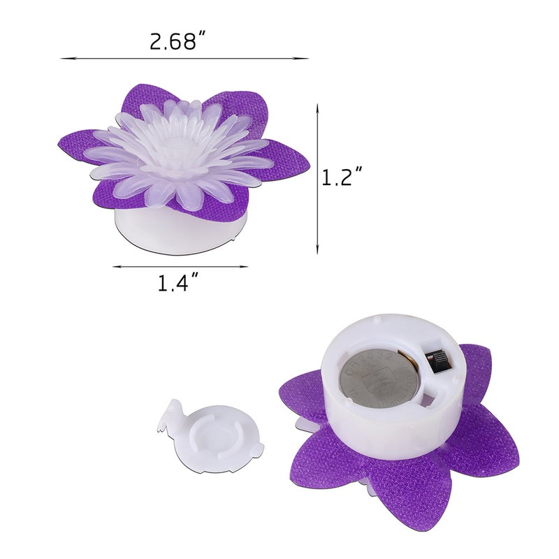30 pcs Daisy Shape Candle Light Electric Candle Lamp Decorative Lamp Wedding Ornament for Home Party - Image 3