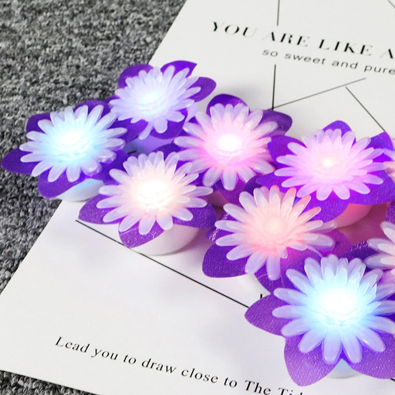 30 pcs Daisy Shape Candle Light Electric Candle Lamp Decorative Lamp Wedding Ornament for Home Party - Image 4