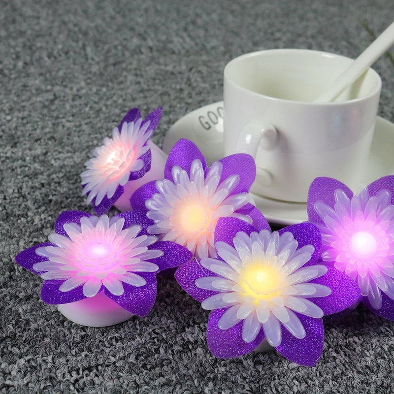 30 pcs Daisy Shape Candle Light Electric Candle Lamp Decorative Lamp Wedding Ornament for Home Party - Image 1