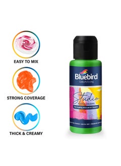 Bluebird  Acrylic Paint Neon Colors Student DIY Painting Pack Non-Toxic Art & Craft for Artists, Kids, Adults & Hobby Painters Set of 6 x 100 ml  - Image 3