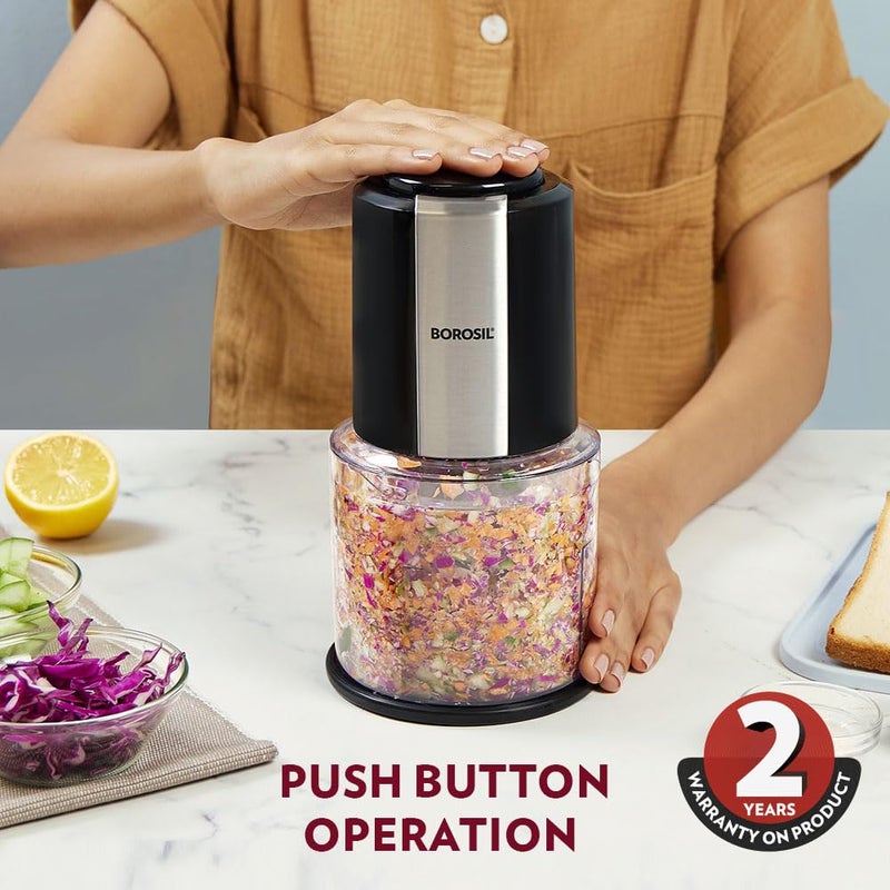 Borosil Chef Delite Black Electric Chopper for Kitchen - Image 4