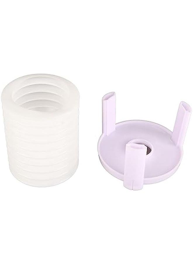 Corers, Shell Remover Egg Shell Peeler Kitchen Tool Hard Boiled Egg Peeler, Egg Extractor Egg (White)