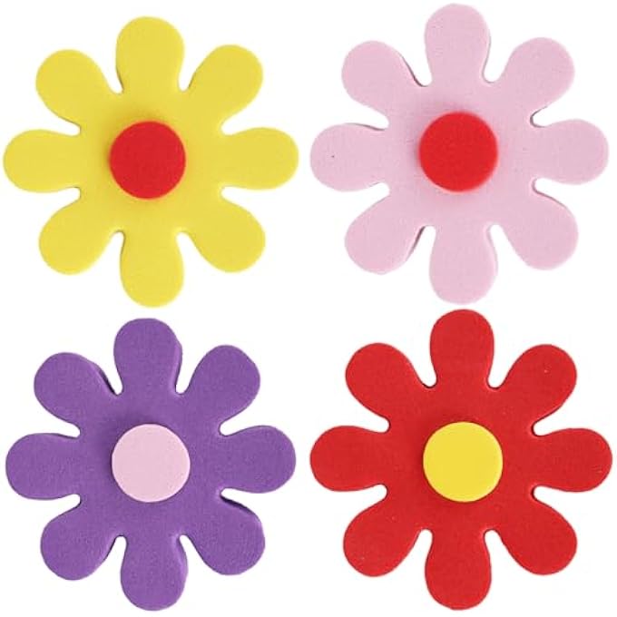 rayihni Pack of 4 Daisy Antenna Toppers, Funny Car Antenna Decoration, Universal Daisy, Car Decoration Accessories for Women and Men (4 Colours) - Image 2
