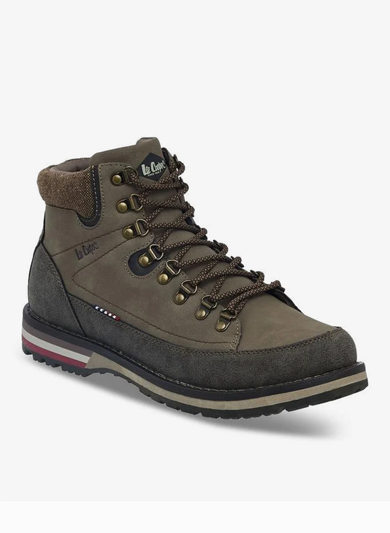 Lee Cooper BEIGE Men Lace-Up Ankle Boots for Men | Best Price UAE