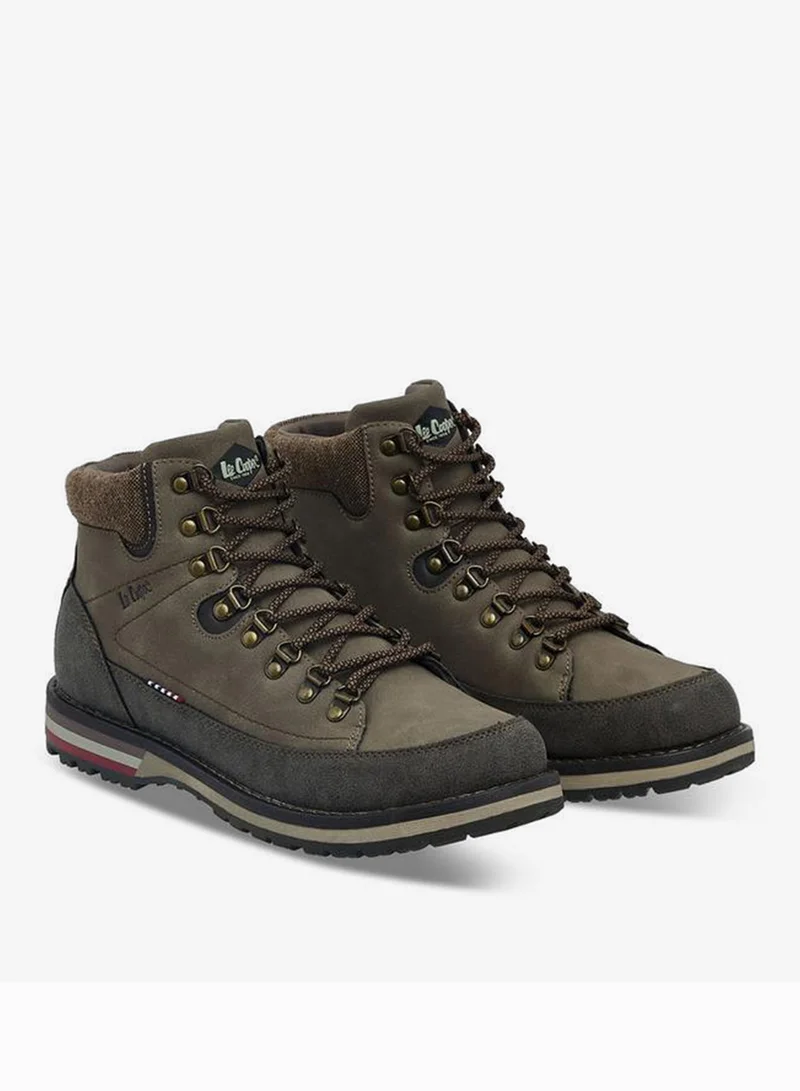 لي كوبر أحذية رجالية برباط للكاحل