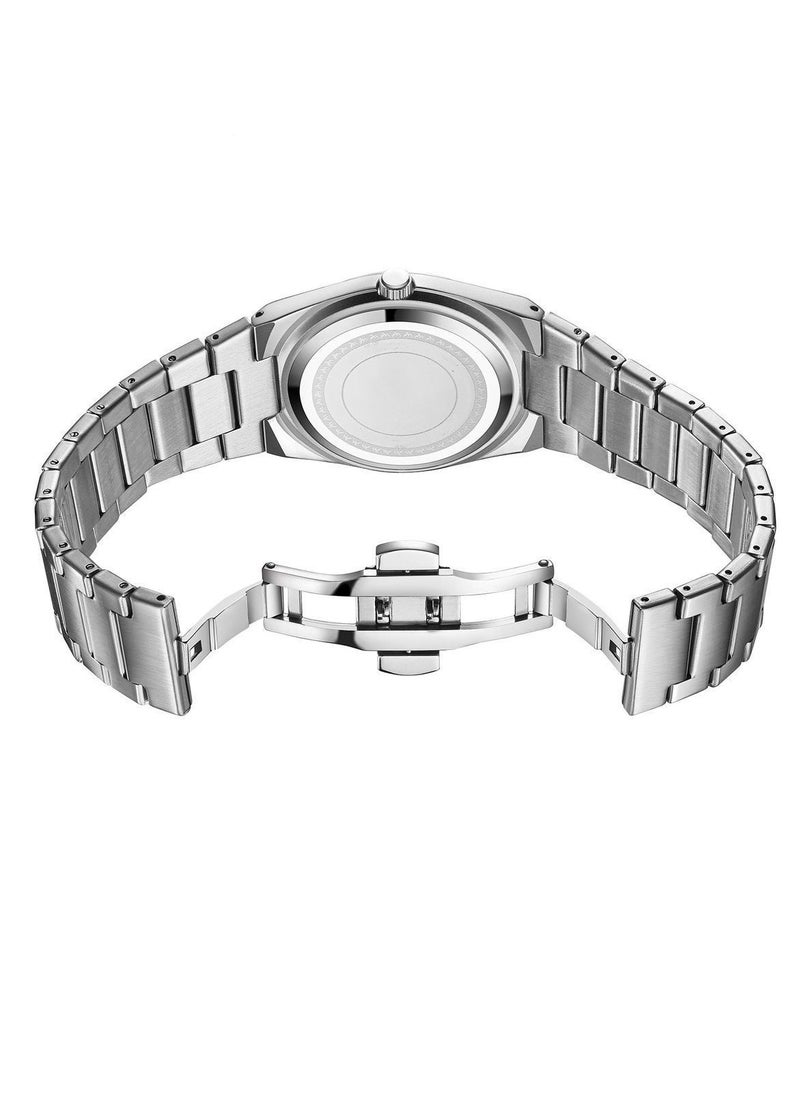 MSTIANQ Watches for Men Stainless Steel Quartz Water-Resistant Men's Watch  - Image 4
