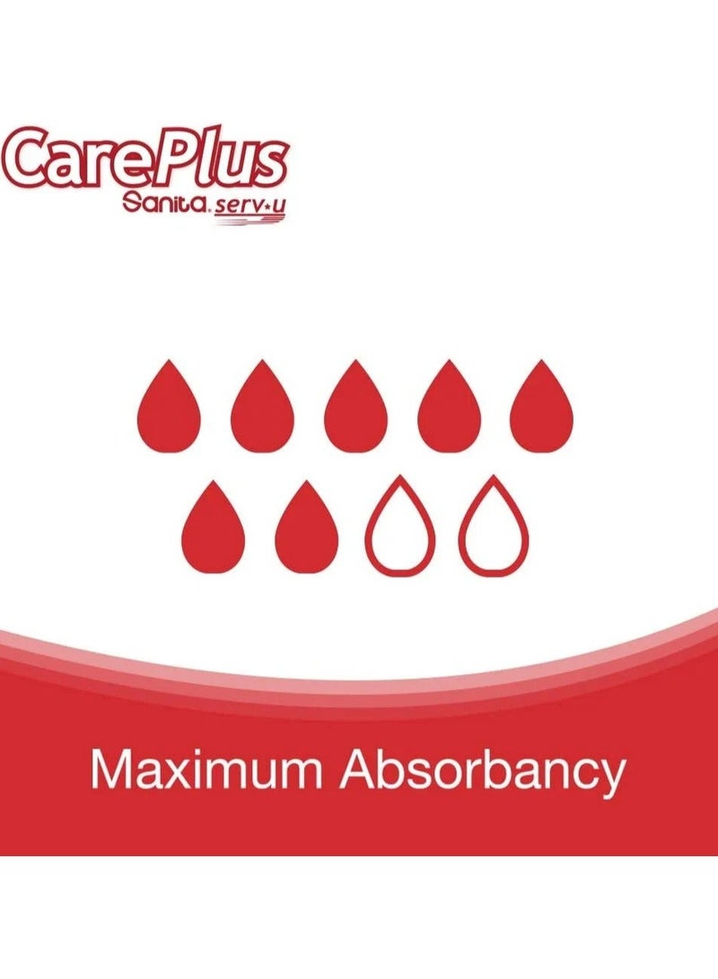 كير بلس حفائظ سانيتا كير بلس للبالغين – مقاس كبير، عبوة اقتصادية 75 حفاضة بامتصاص فائق وحماية مضمونة - Image 4