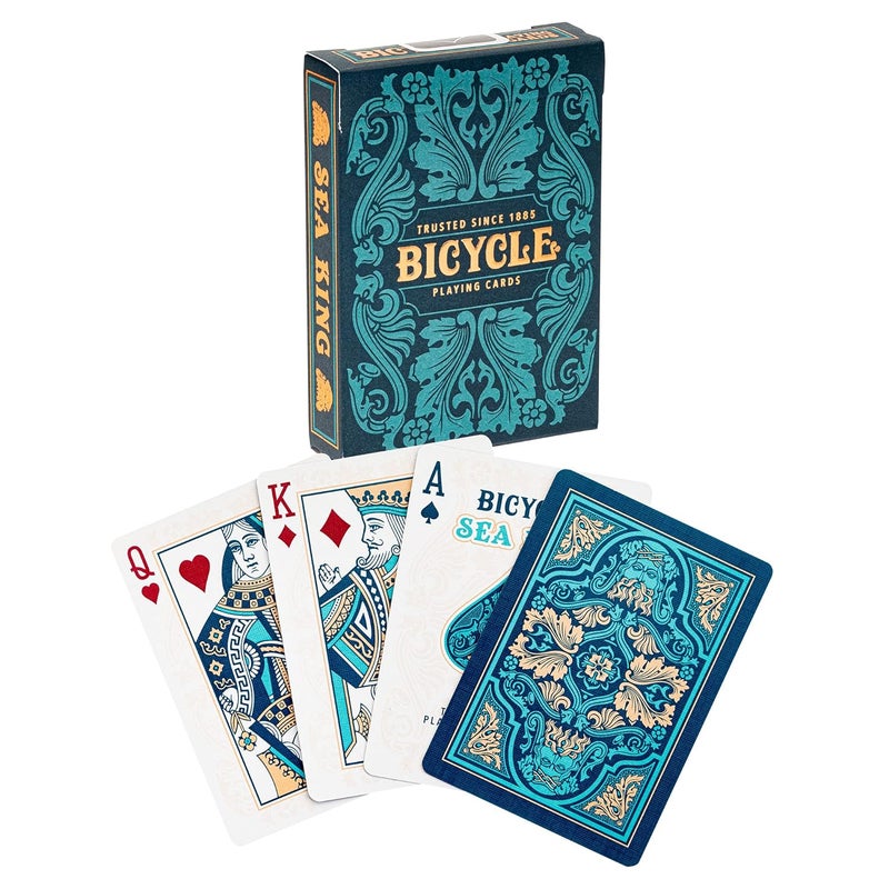 Bicycle Sea King Playing Card Game for All Ages,Pack of 1 - Image 1