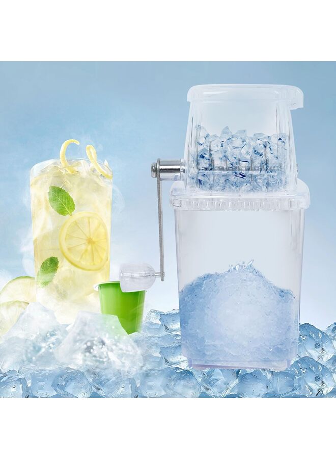 Ice Machine, Ice Shaver Cocktails, Manual Snow Cone Crusher, Shaved Ice Maker Machine for Snow Cones and Drinks - Image 5