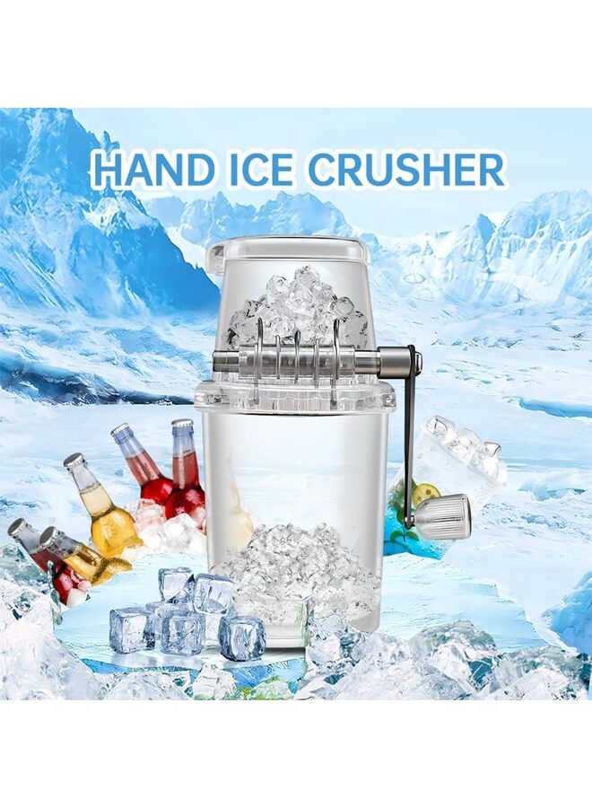 Ice Machine, Ice Shaver Cocktails, Manual Snow Cone Crusher, Shaved Ice Maker Machine for Snow Cones and Drinks - Image 4
