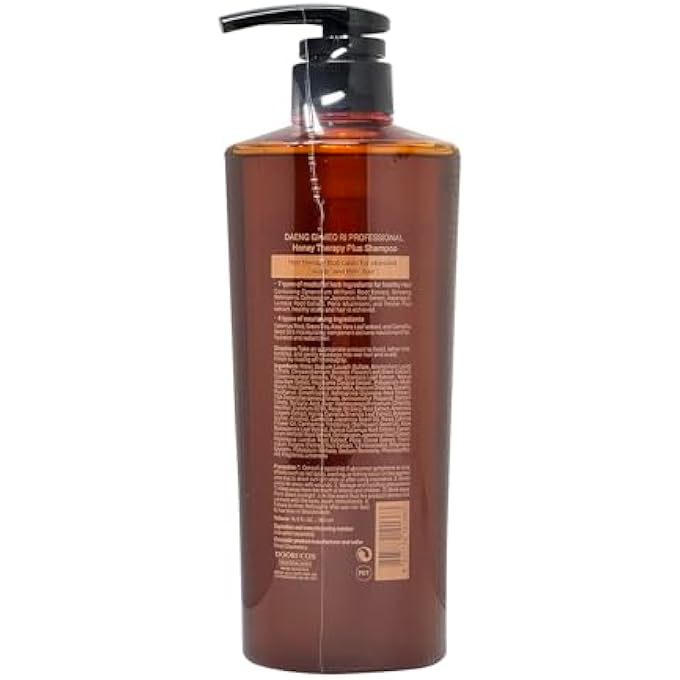 DAENG GI MEO RI - PROFESSIONAL HONEY THERAPY SHAMPOO, 4 TYPES OF NOURISHING INGREDIENTS ARE MOISTURIZING COMPONENT DELIVERS NOURISHMENT FOR HYDRATED AND RADIANT HAIR, 500ML - Image 2