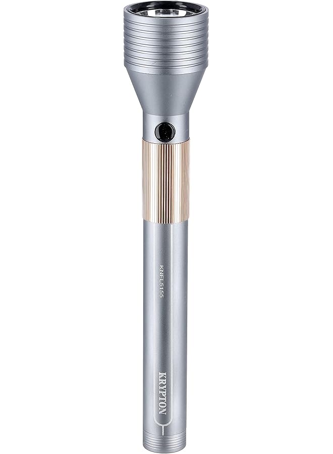 KRYPTON Rechargeable LED Flashlight Aluminum Flashlight KNFL5155 Portable Design 4000mAh Battery with 4 Hours Working & Indicator Lights Ideal for Camping Traveling & More - Image 3