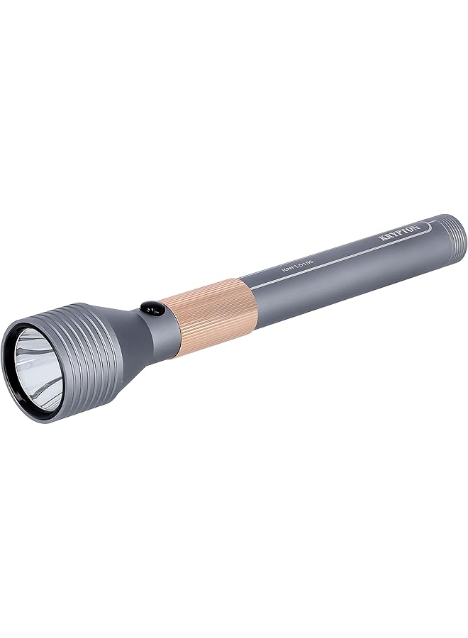 KRYPTON Rechargeable LED Flashlight Aluminum Flashlight KNFL5155 Portable Design 4000mAh Battery with 4 Hours Working & Indicator Lights Ideal for Camping Traveling & More - Image 1
