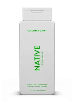 native Native Body Wash Cucumber & Mint - 18 fl oz, Pack of 2  - Image 1