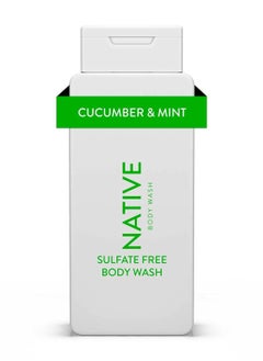 native Native Body Wash Cucumber & Mint - 18 fl oz, Pack of 2  - Image 2