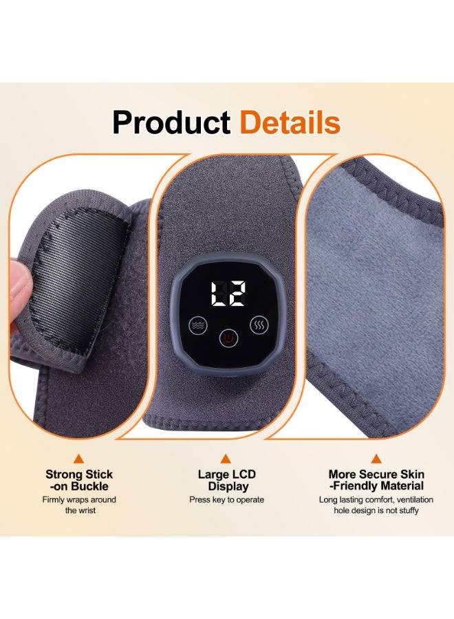 Bukela 2PCS Foot Renew Triple Method Massager, 2 in 1 Foot Massager for Neuropathy, Feet Massage with 3 Vibration Mode & 4 Heat Levels, Wireless Portable Ankle Massager for Home or Travel Use - Image 5