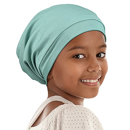 Alnorm Kids Hair Bonnets for Black Girls Braids Locs Natural Curly Frizzy Hair Care Cover Cap Adjustable - Image 1