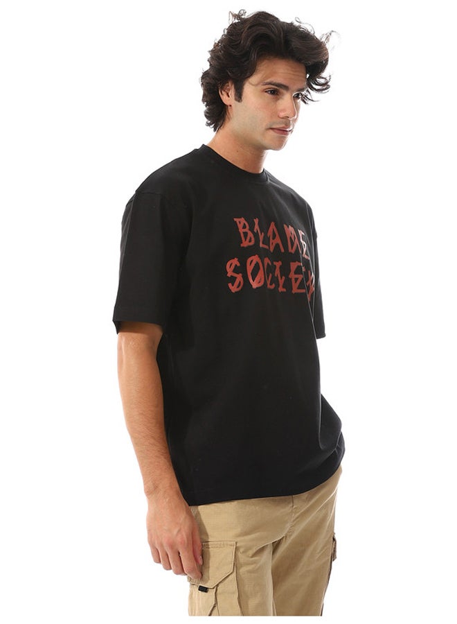WHITE RABBIT Fit Crew Neck Short Sleeve Knitted T-Shirt - Image 2