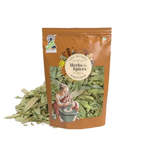LEANBEING Herbaveda- Senna Leaves Dried |Nilavarai|Sanay|Cassia Angustifolia|Alexandrina| Cassia Angustifolia| Sonamukhi Patta| Sanay Patti |Sonamukhi Leaves Crushed |,500 Gram - Image 1