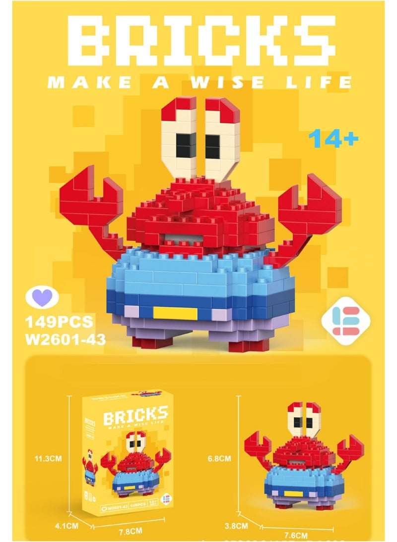 Bricks 2Pcs Classic Mini Building Bricks, Assembling Building Blocks Suitable for Boys and Girls Aged 6 and Up - Image 2