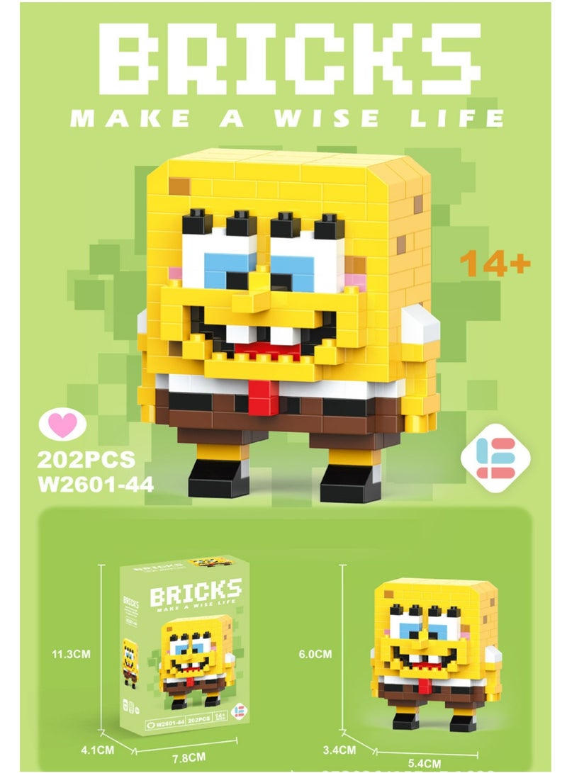 Bricks 2Pcs Classic Mini Building Bricks, Assembling Building Blocks Suitable for Boys and Girls Aged 6 and Up - Image 3