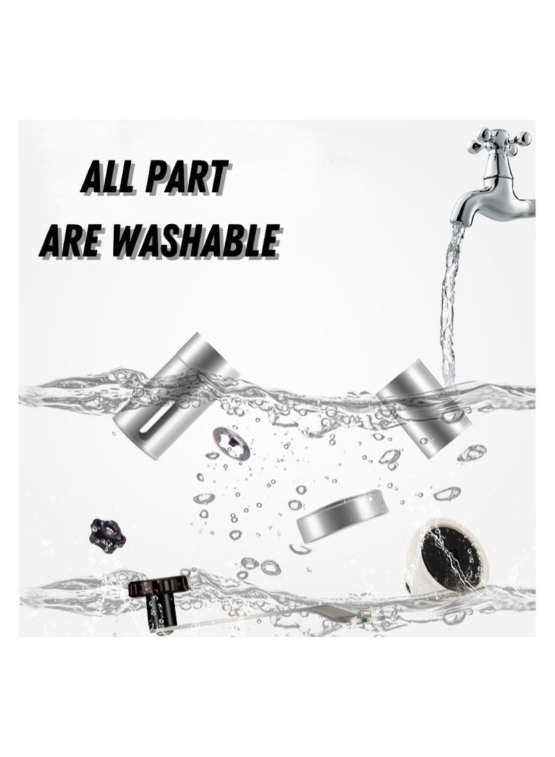 TIMEMORE Stainless Steel Manually coffee grinder - Wood Grain Design - Image 5