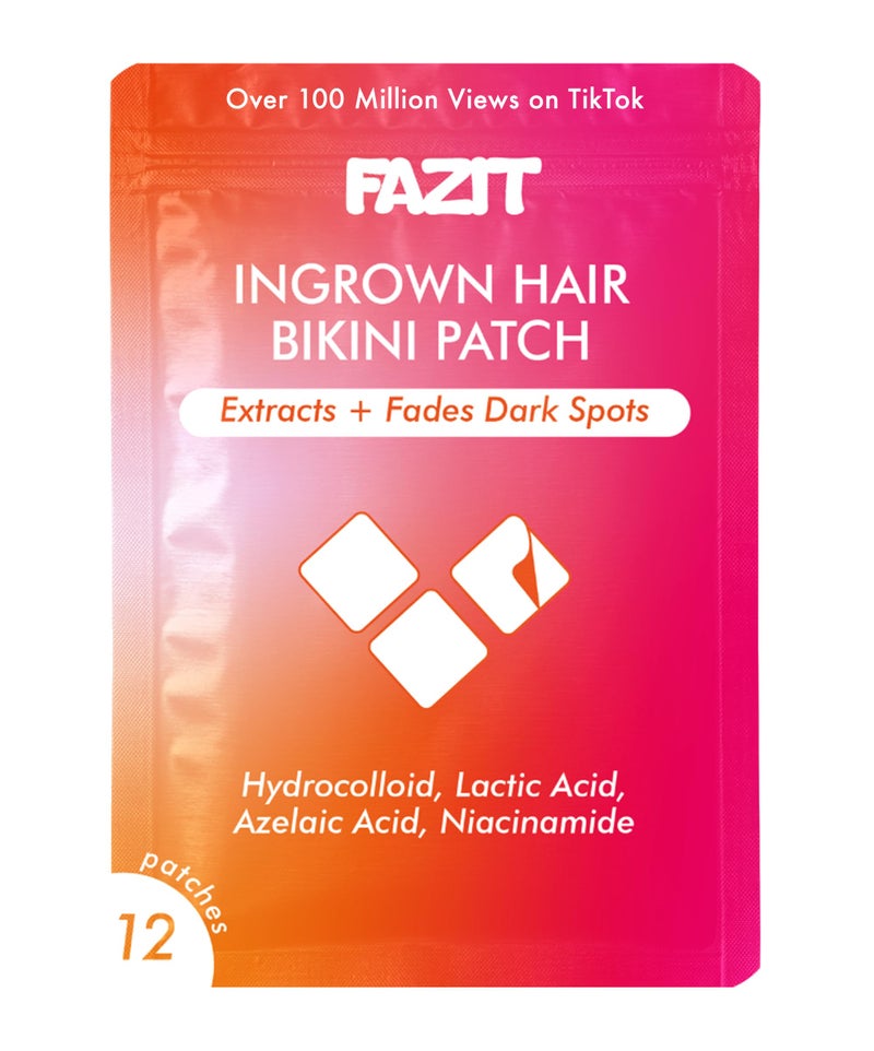 FAZIT Ingrown Hair Treatment Pads  Bikini Area and Private Intimate Hair Remover for Women