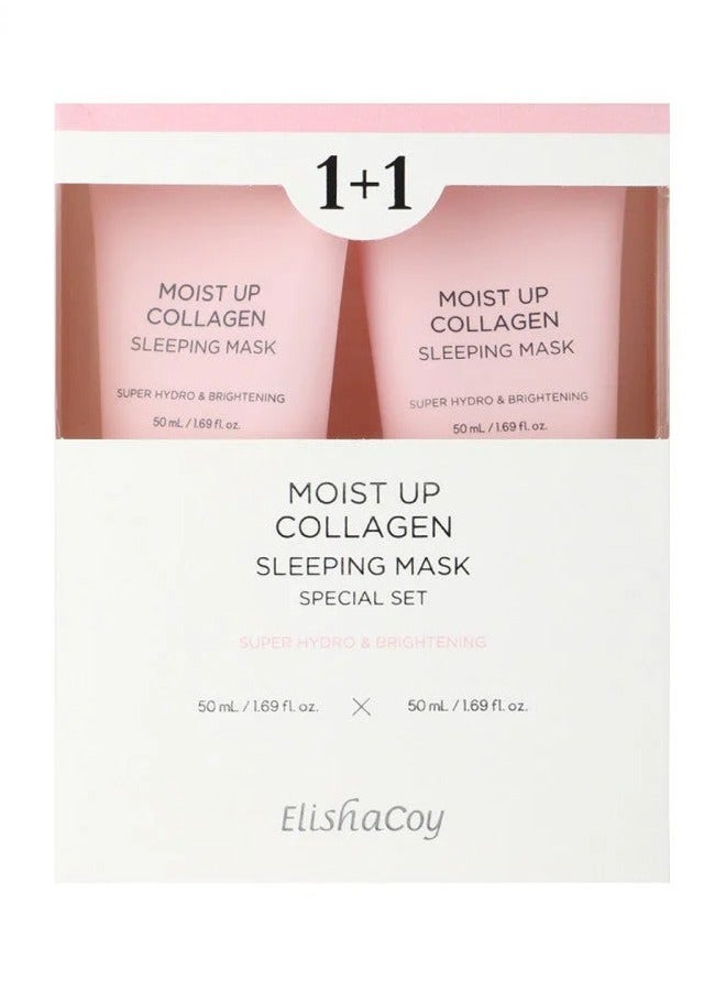 elishacoy Moist Up Collagen Sleeping Mask Special Set 2*50ml - Image 1