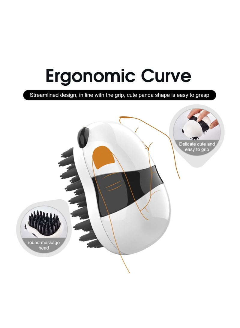 فرشاة استحمام للكلب مصنوعة من السيليكون الناعم للاستخدام الرطب والجاف - مثالية للاستحمام وتدليك الحيوانات الأليفة ذات الشعر القصير والمتوسط والطويل. مثالية لتجربة عناية مريحة! - Image 2