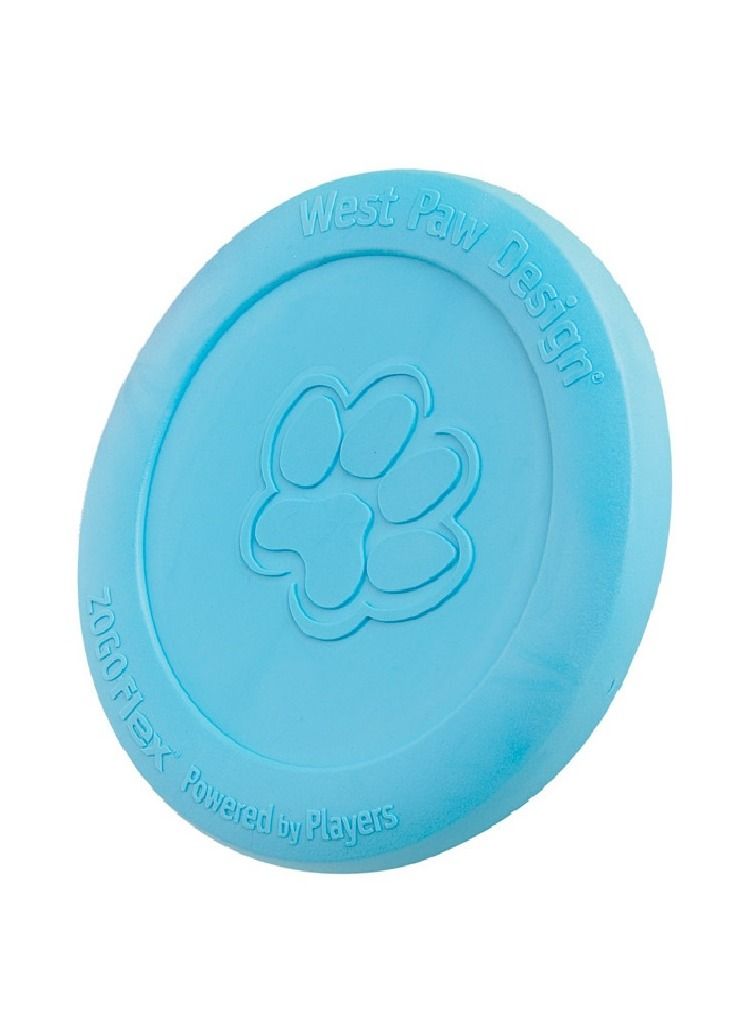 West Paw Zisc Flying Disc Dog Playing Toy Small Blue