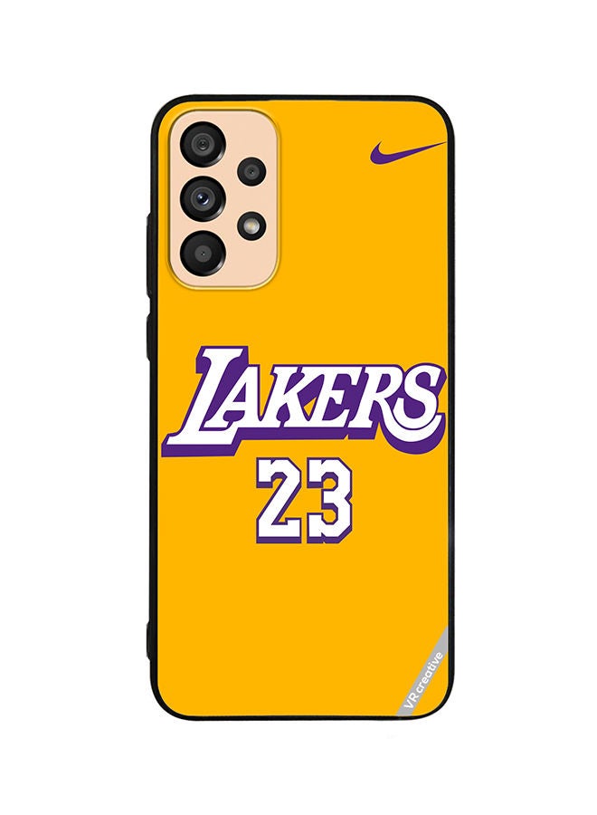 VR CREATIVE Protective Case Cover For Samsung Galaxy A72 Lakers 23 Design Multicolour - Image 1