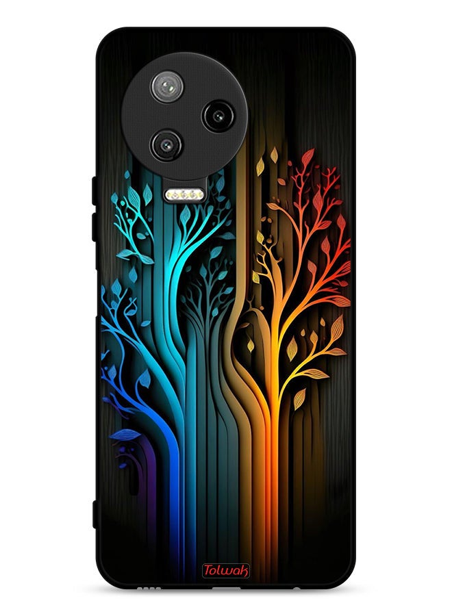 Tolwak Infinix Note 12 Pro 4G Protective Case Cover Tree Leaves Art - Image 1