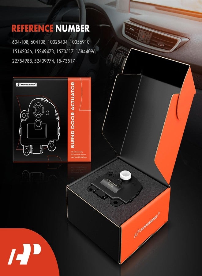A-Premium HVAC Heater Blend Door Actuator Replacement for Chevrolet Corvette 2005-2013 Impala Malibu Monte Carlo Buick LaCrosse Cadillac XLR Temperature Blend Door Actuator 1573517 - Image 2