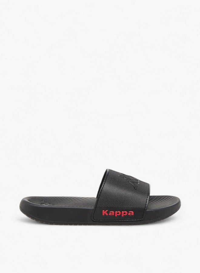 Kappa Boys' Logo Detail Slides - Image 1