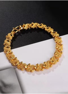 GOLDMAX Elegant 21k Gold Plated Bracelet For Women Size 18cm  - Image 1