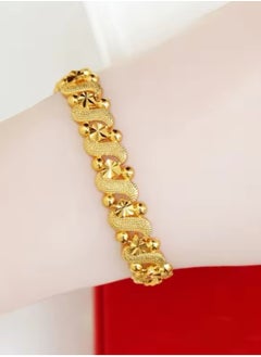 GOLDMAX Elegant 21k Gold Plated Bracelet For Women Size 18cm  - Image 2