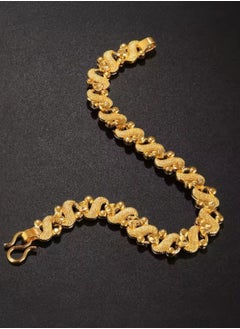 GOLDMAX Elegant 21k Gold Plated Bracelet For Women Size 18cm  - Image 5