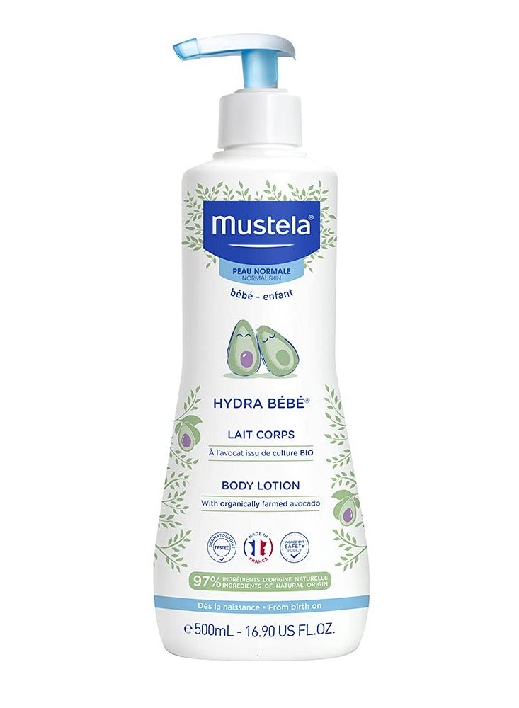 Mustela Hydra Bebe Moisturizing Body Lotion for Babies - 500 ml