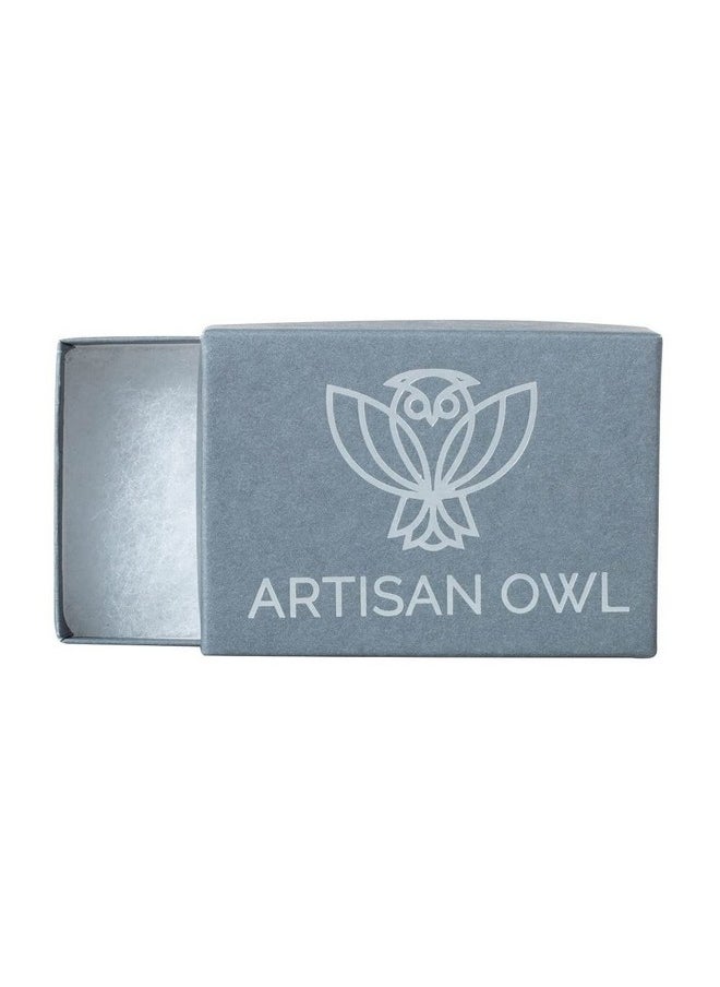 Artisan Owl - - Enamel Golf Sport Dangle Earrings - Image 1
