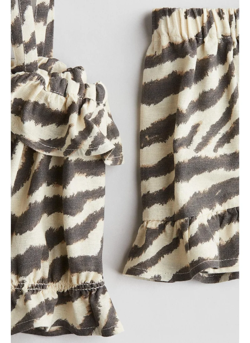H&M 2-piece linen-blend set