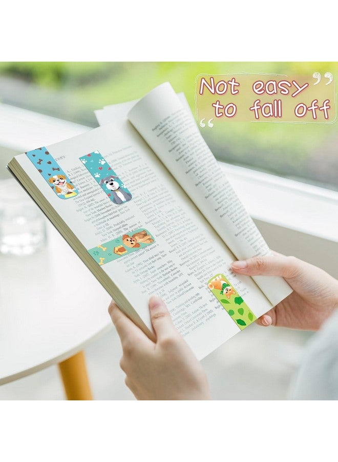 MWOOT 30 Pieces Cute Dogs Magnetic Bookmarks,Dog Bookmark Puppy Magnet Page Markers, Creative Book Clips for Book Lovers, Students, Reading Supplies (30 Styles, 2x6 CM) - Image 2