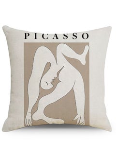 Y&D Nordic abstract pattern linen material pillowcase pillow cover 45*45cm 