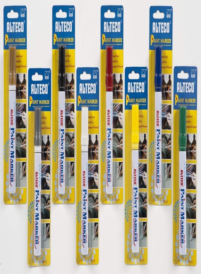 BAMBALIO Alteco (Japan) Oil Based Paint Marker Pack of 2 (Blue) - Image 1