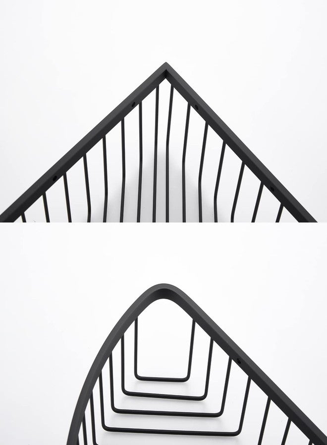 GORDEE [2 Pack] Corner Shower Caddy Shelf Organizer, Stainless Steel Heavy Duty Rust-Proof Shampoo Holder, Wall Mounted Storage Rack for Bathroom & Kitchen, Matte Black - Image 4