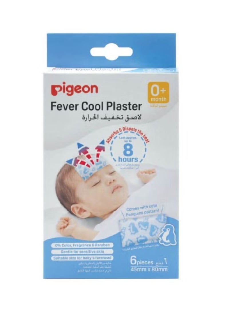 Pigeon 6-Piece Fever Cool Forehead Plaster 0+month