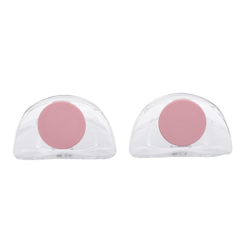 Breastpump Replacement Cups 150ml Leak Proof Closed System Milk Collector Cups - Food Grade Easy To Clean Milk Storage Bottles for Busy Moms Travel Work Wearable Breastpump Use - Image 4