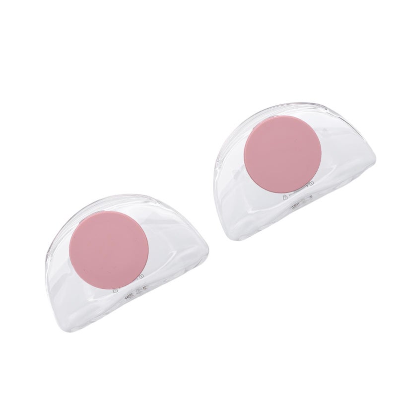 Breastpump Replacement Cups 150ml Leak Proof Closed System Milk Collector Cups - Food Grade Easy To Clean Milk Storage Bottles for Busy Moms Travel Work Wearable Breastpump Use - Image 3